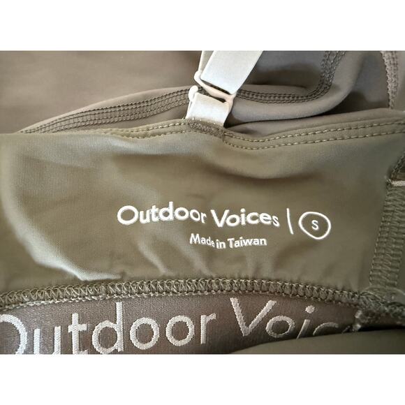 Outdoor Voices Superform Bodysuit Romper in Green Size Small - Picture 5 of 7